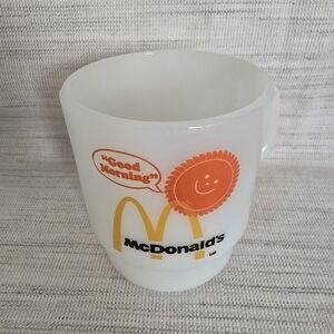 Vintage McDonald's Milk Glass Coffee Mug